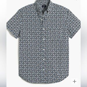 🆕 J. Crew Flex Washed Casual Printed Shirt Men’s Medium